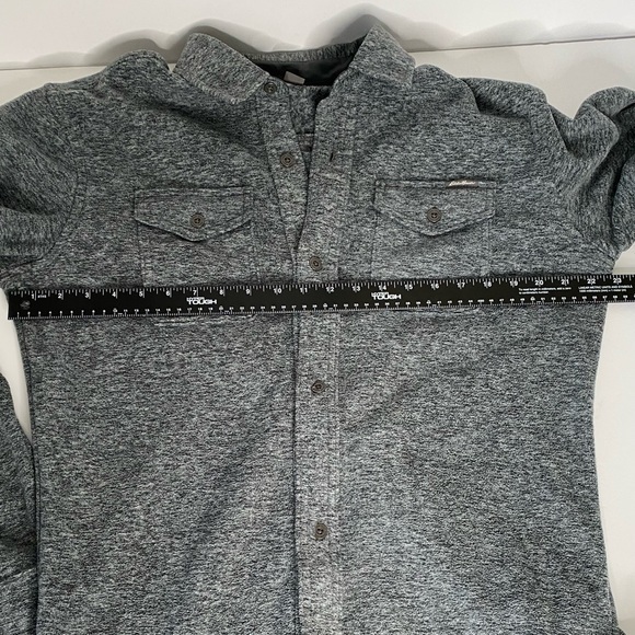 Eddie Bauer Gray Fleece-like Men’s Shirt Size TM - Picture 6 of 7
